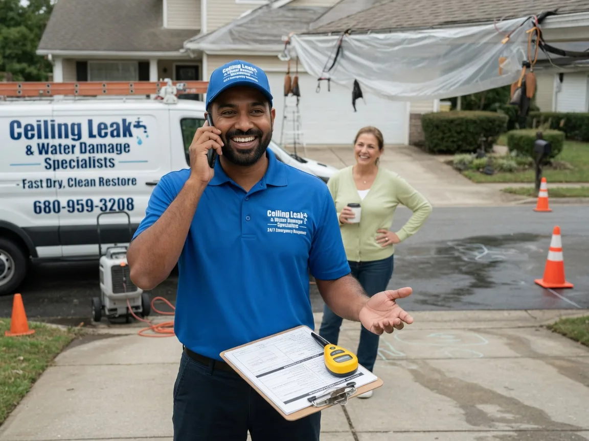 Ceiling Leak Cleanup White Marsh, MD FAQs